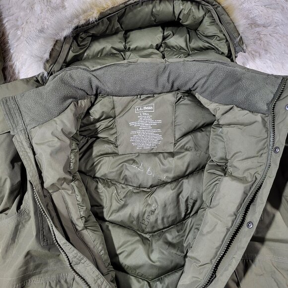 L.L. Bean Men's Baxter State Green Jacket - Size Large - Picture 7 of 16